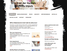 Tablet Screenshot of fewo-impuls.de